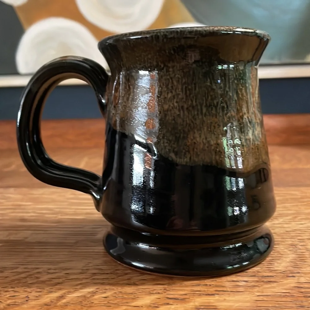 Mad Hatter General Store Hand-Thrown Ceramic Coffee Mug - Picture 3 of 6